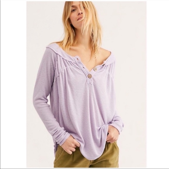 We The Free Tops - We The Free Must Have Henley Thermal Top